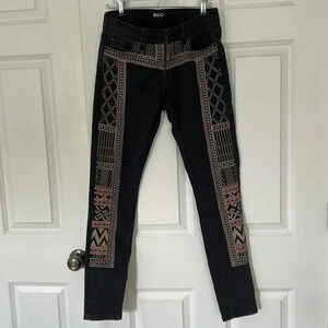 BDG mid rise black twig ankle jeans size 26 skinny country concert 29” length